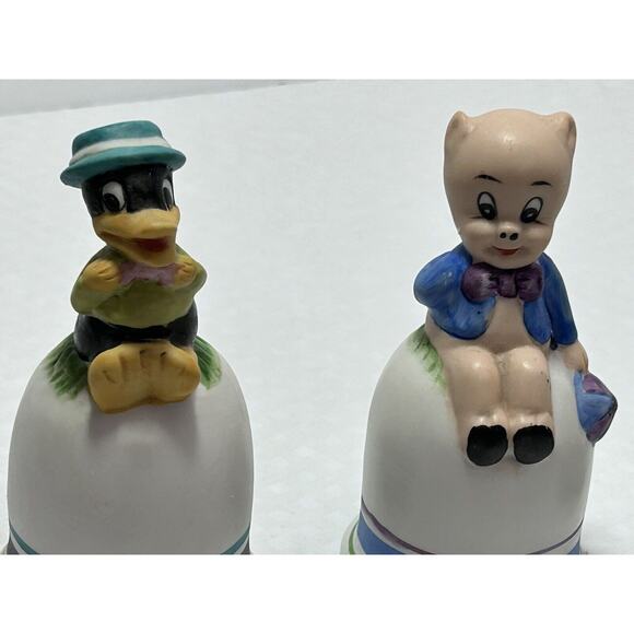 Set Of 3 Vintage Ceramic Warner Brothers Bells 4", 1979 Price Products - Picture 12 of 13